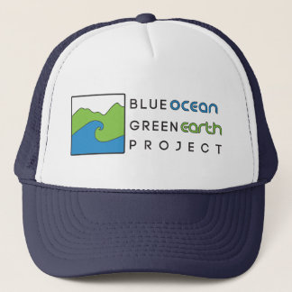 Blue Ocean Green Earth Project Hat- Navy Trucker Hat