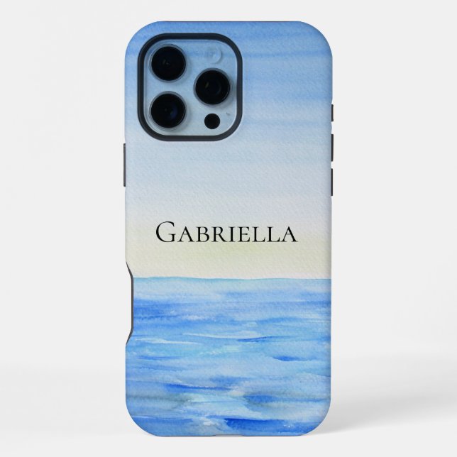 Blue Ocean Iphone Case (Back)