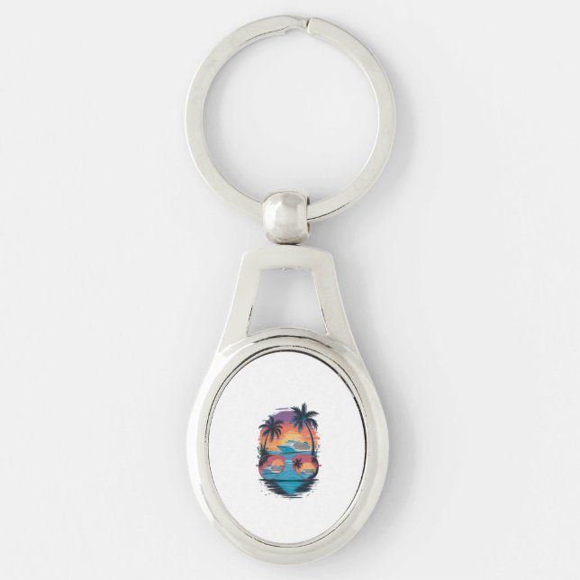 Blue Ocean Keychain (Front)