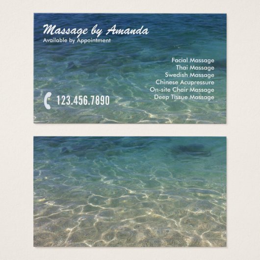 Blue Ocean Massage Therapy (Front & Back)