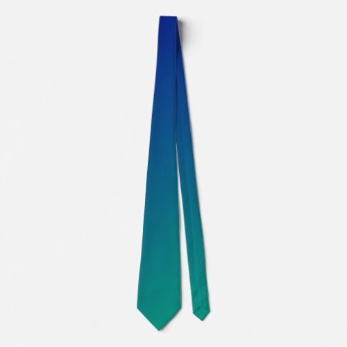 Blue ocean ocean spray water blue pattern neck tie