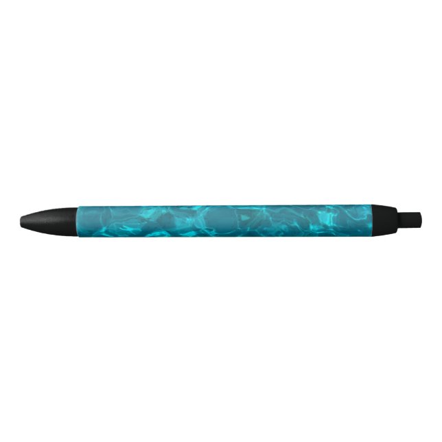 Blue Ocean Pattern, Beach Ocean View Lovers Pen (Front)
