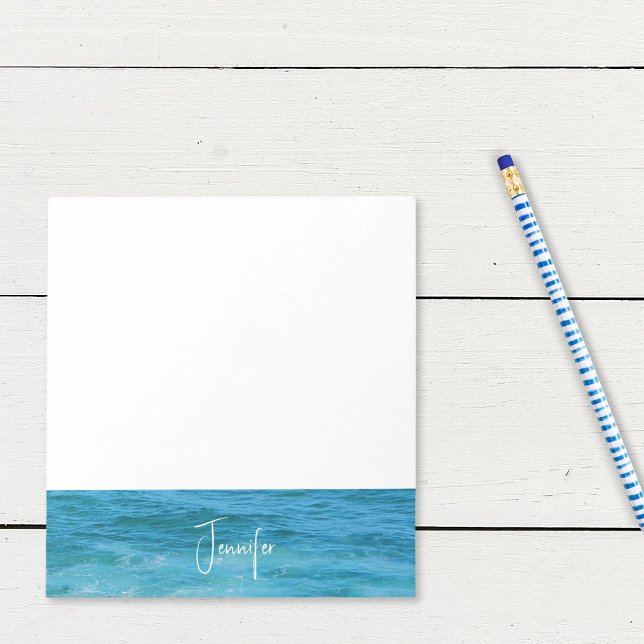 Blue Ocean Personalized Notepad (Creator Uploaded)