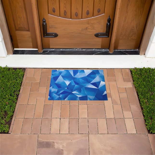 Blue Ocean Prism Polygonal Doormat (Outdoor)