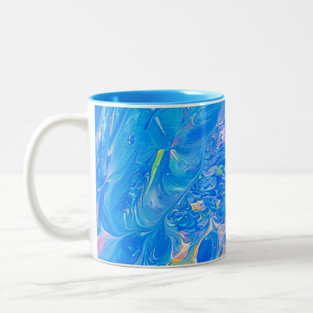 Blue Ocean Scene Mug (Left)