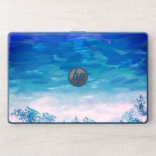 Blue Ocean Sea Beach HP Laptop Skin