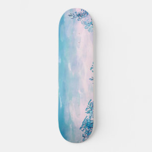 Blue Ocean Sea Beach Skateboard