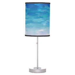 Blue Ocean Sea Beach Table Lamp