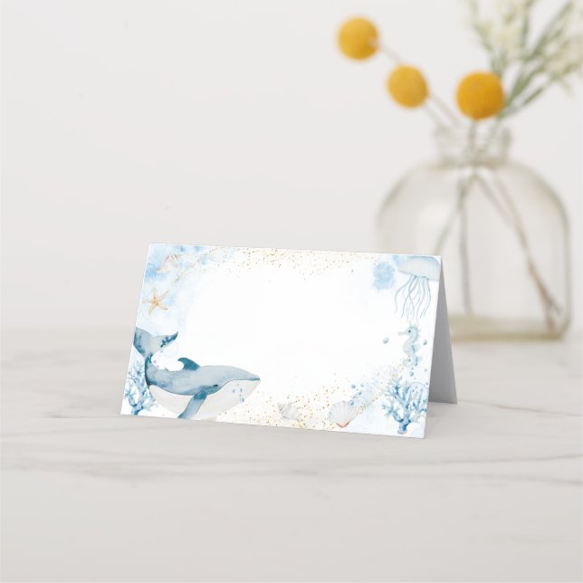 Blue Ocean Sea You Soon Summer Appointment Card (Front)
