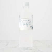 Blue Ocean Sea You Soon Summer Bottle Label
