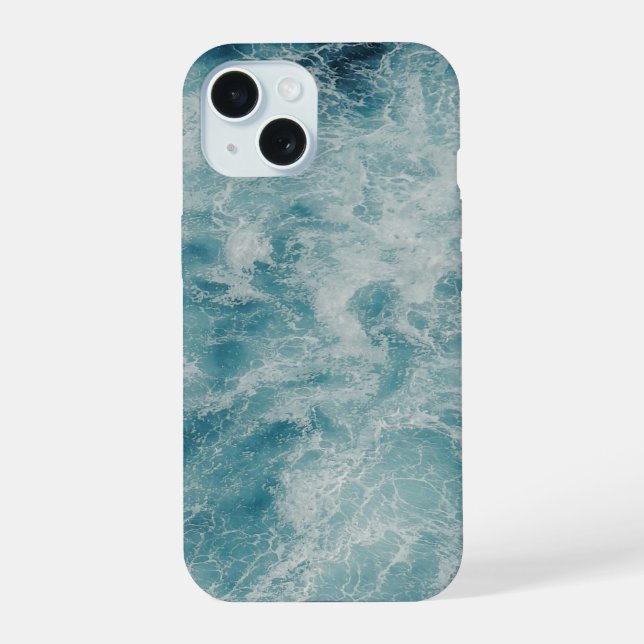 Blue Ocean Summer Beach Waves  Iphone Case (Back)