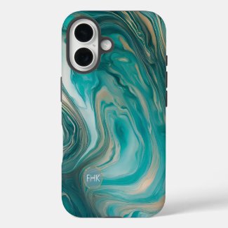 Blue Ocean Swirl