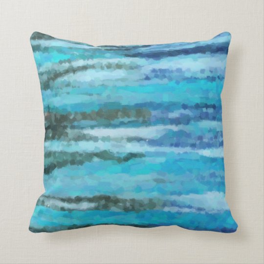 Blue Ocean Throw Pillow | Zazzle.com