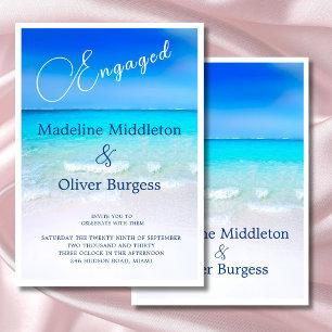 Blue Ocean Tropical Destination Engagement Invitation