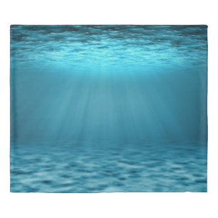 Blue Ocean Underwater Duvet Cover
