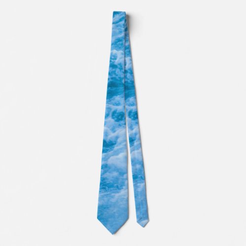 Blue Ocean Wave Neck Tie