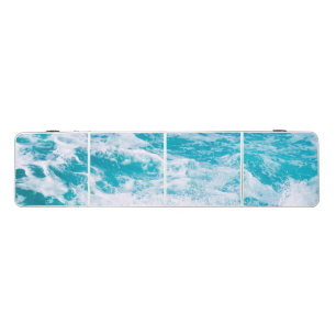 Blue Ocean Waves Beer Pong Table