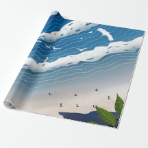 Blue Ocean Waves Canvas Art 