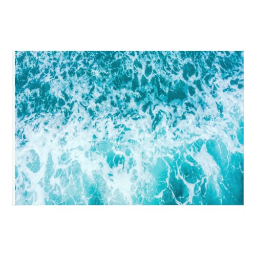 Blue Ocean Waves Explore Photo Print
