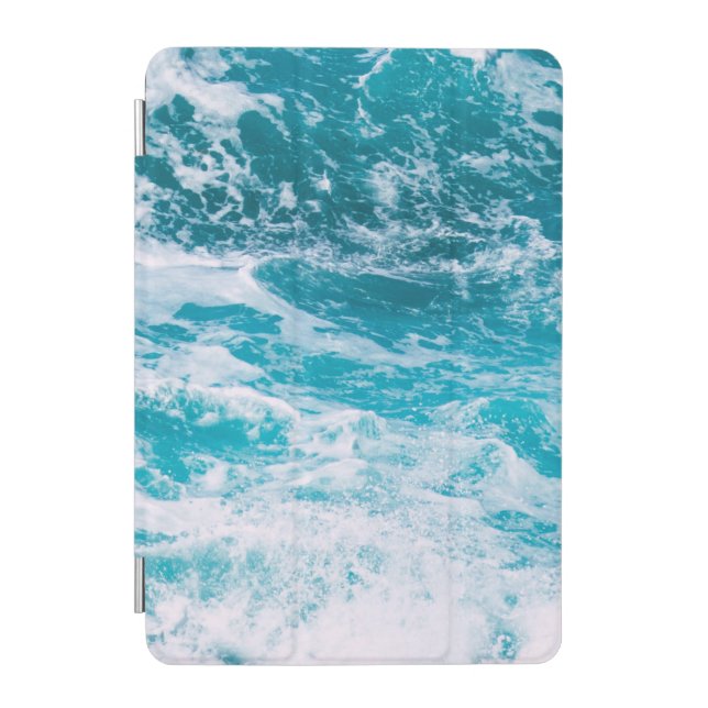 Blue Ocean Waves iPad Mini Cover (Front)