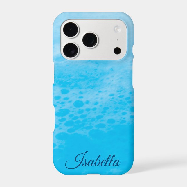 Blue Ocean Waves Iphone Case (Back)