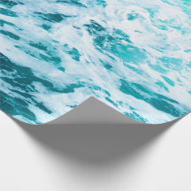 Blue ocean waves, ocean spray, surfing, natural
