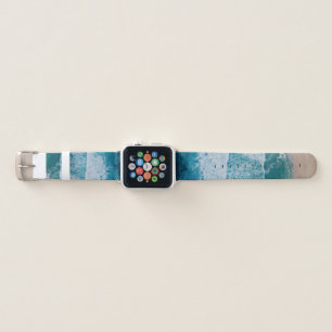 Blue Ocean Waves Sandy Beach Apple Watch Band