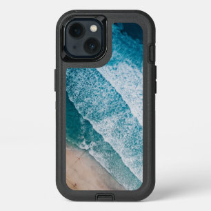 Blue Ocean Waves Sandy Beach iPhone 13 Case