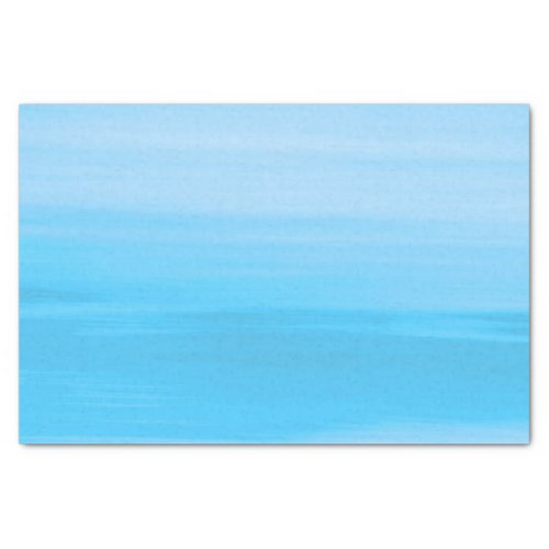Blue ocean waves tissue paper