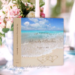 Blue Ocean Waves Tropical Beach Wedding Album 3 Ring Binder<br><div class="desc">Capture your “just married” vibes with this stunning ocean-inspired keepsake. The deep-blue waves and tropical beach design scream destination romance, making it the perfect home for your wedding memories. It’s super easy to personalize and order, with a short delivery time, so you can start filling it with photos ASAP. For...</div>