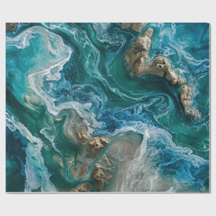 Blue Ocean Wrapping Paper