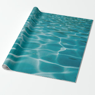 Blue ocean wrapping paper