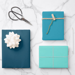 Blue Ocean Wrapping Paper Sheets