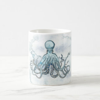 Blue Octopus 11 Oz Ceramic Mug Coffee Tea Beach
