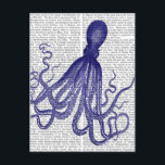 Blue Octopus 5 Postcard<br><div class="desc">Coastal & Tropical</div>