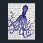 Blue Octopus 5 Postcard<br><div class="desc">Coastal & Tropical</div>