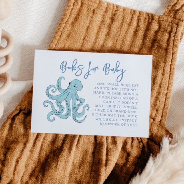 Blue Octopus Book Request  Enclosure Card (Creator Uploaded)