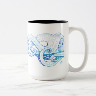 Blue Octopus Coffee Mug