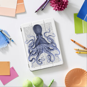 Blue Octopus iPad Pro Cover