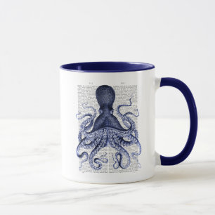Blue Octopus Mug