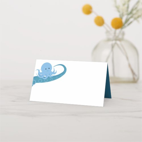 Blue Octopus  Placecards