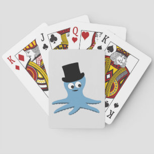 Blue Octopus Poker Cards