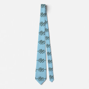 Blue Octopus Thunder_Cove Car Neck Tie