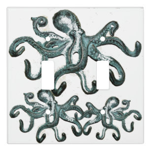 Blue Octopus Thunder_Cove Light Switch Cover