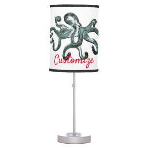 Blue Octopus Thunder_Cove  Table Lamp