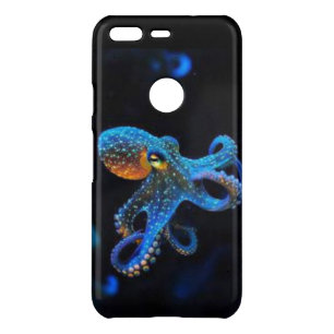Blue Octopus Uncommon Google Pixel Case