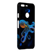 Blue Octopus Uncommon Google Pixel Case (Back/Right)