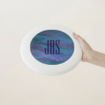 Blue Ombre Abstract | Turquoise Teal Purple Custom Wham-o Frisbee at Zazzle