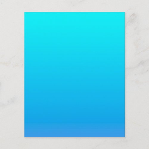 Blue Ombre Background Flyer