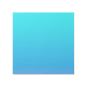 Blue Ombre Background Gallery Wrap